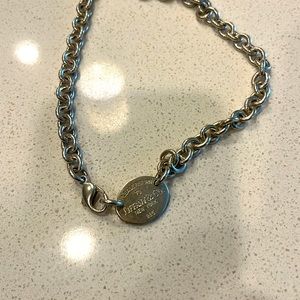 Return to Tiffany oval necklace